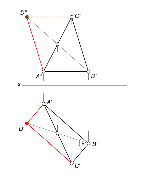 Проекции прямоугольного треугольника
